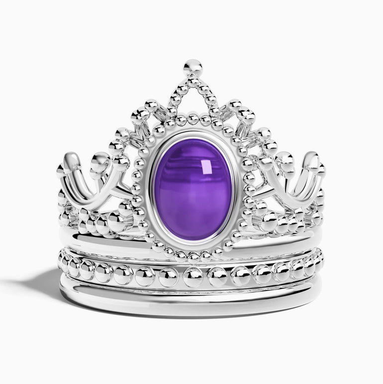 Dustland Crown Ring - Amethyst - Serene Western