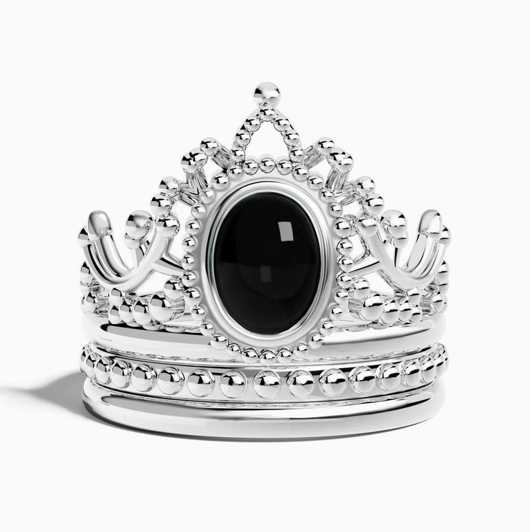Dustland Crown Ring - Black Onyx - Serene Western