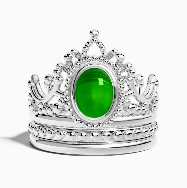 Dustland Crown Ring - Emerald - Serene Western