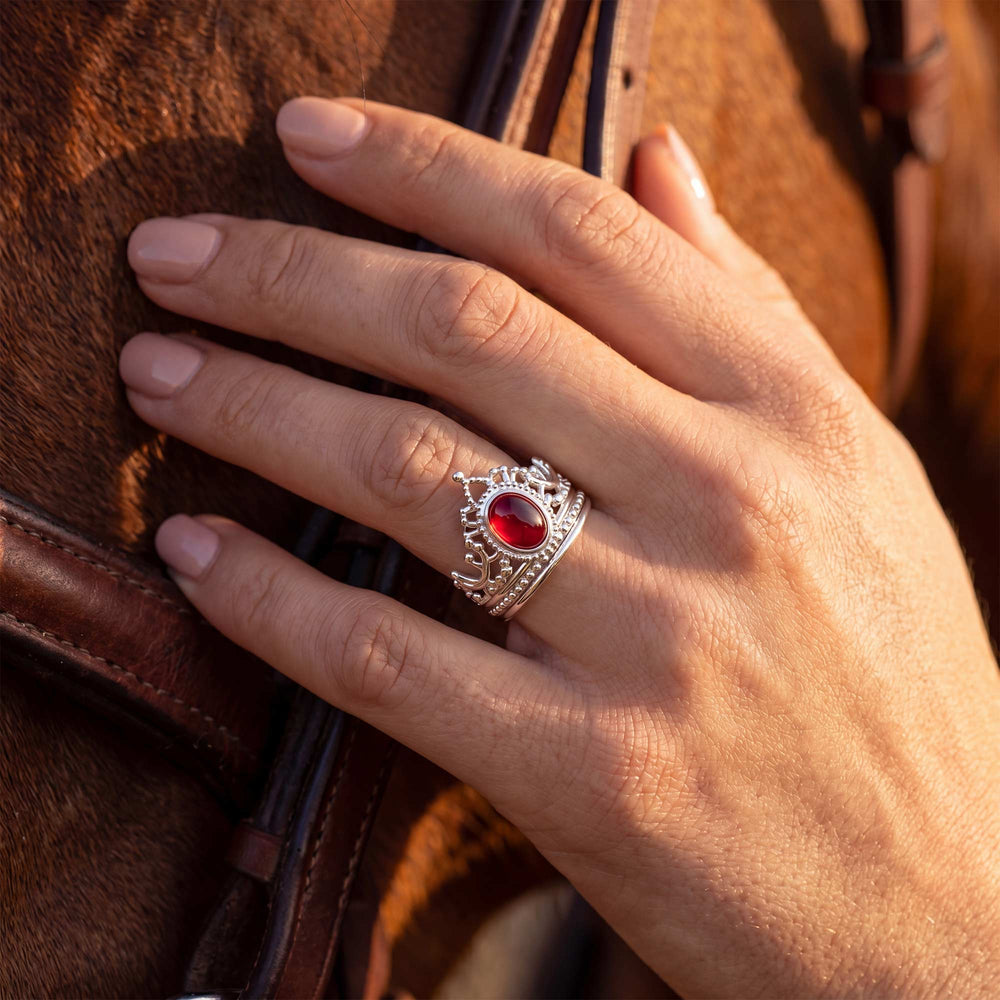Dustland Crown Ring - Ruby - Serene Western
