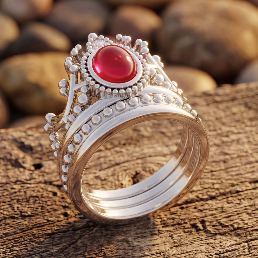Dustland Crown Ring - Ruby - Serene Western