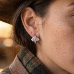 Eagle's Feather Earrings - Rose Quartz - Serene Western thumbnail