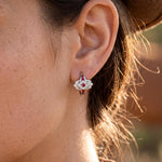 Eagle's Feather Earrings - Ruby - Serene Western thumbnail
