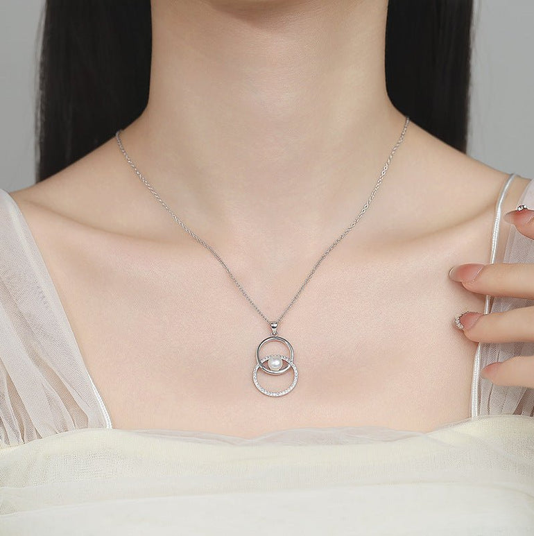 Echo Circle Necklace - Serene Western