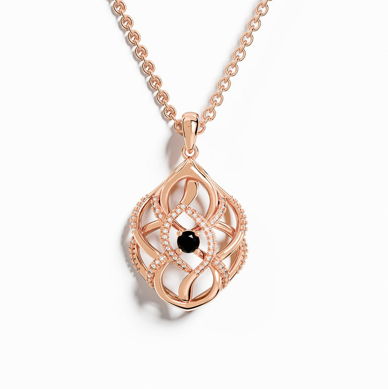 Eden's Embrace Necklace - Black Onyx - Serene Western