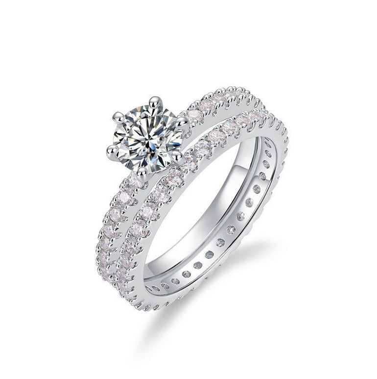 Elegance Companion Set - Moissanite - Serene Western