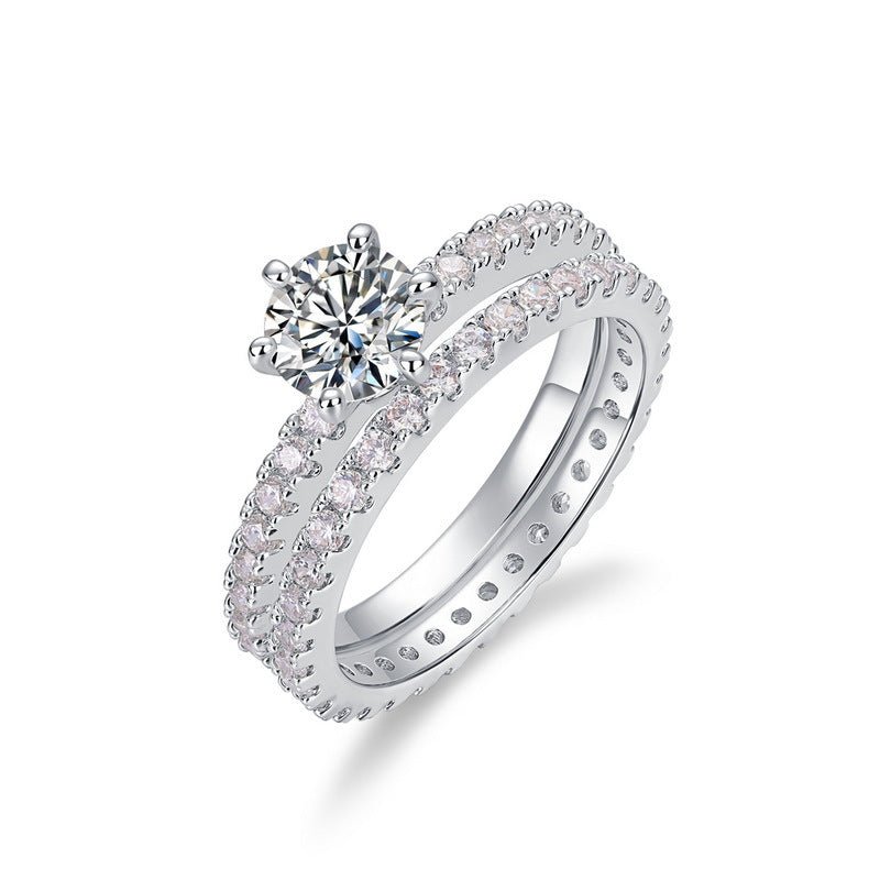 Elegance Companion Set - Moissanite - Serene Western