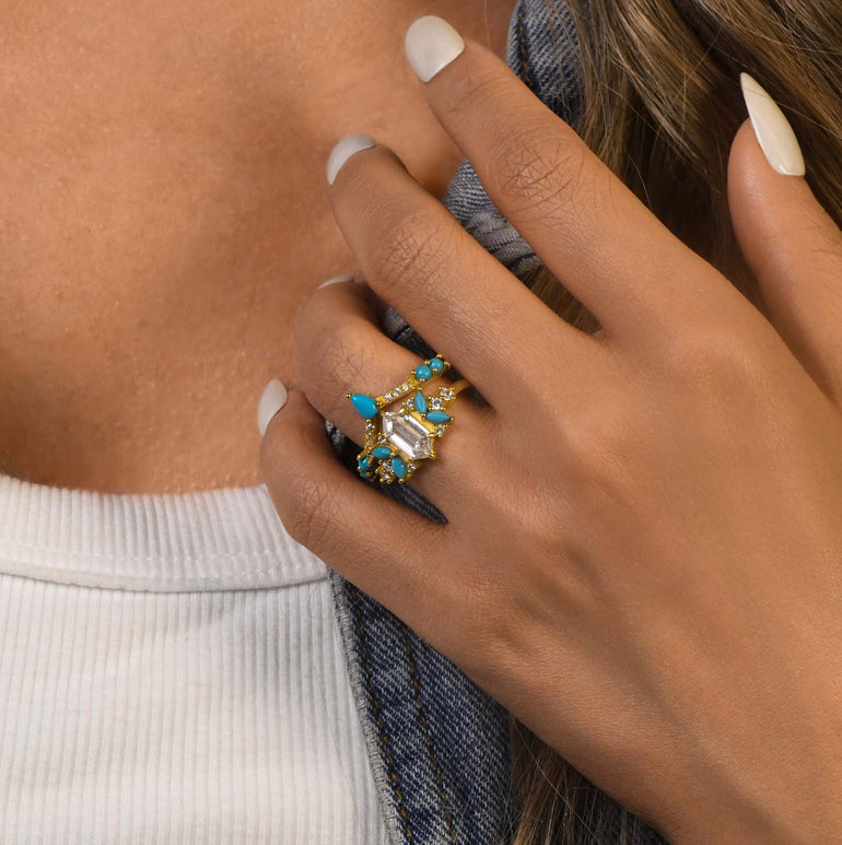 Elysian Starlight Ring - Serene Western