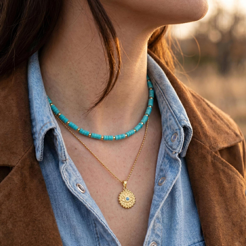 Emblem's Eye Necklace - Serene Western
