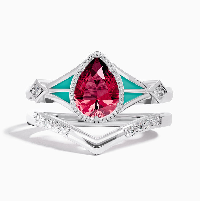 Eternal Angel's Tear Ring - Ruby - Serene Western