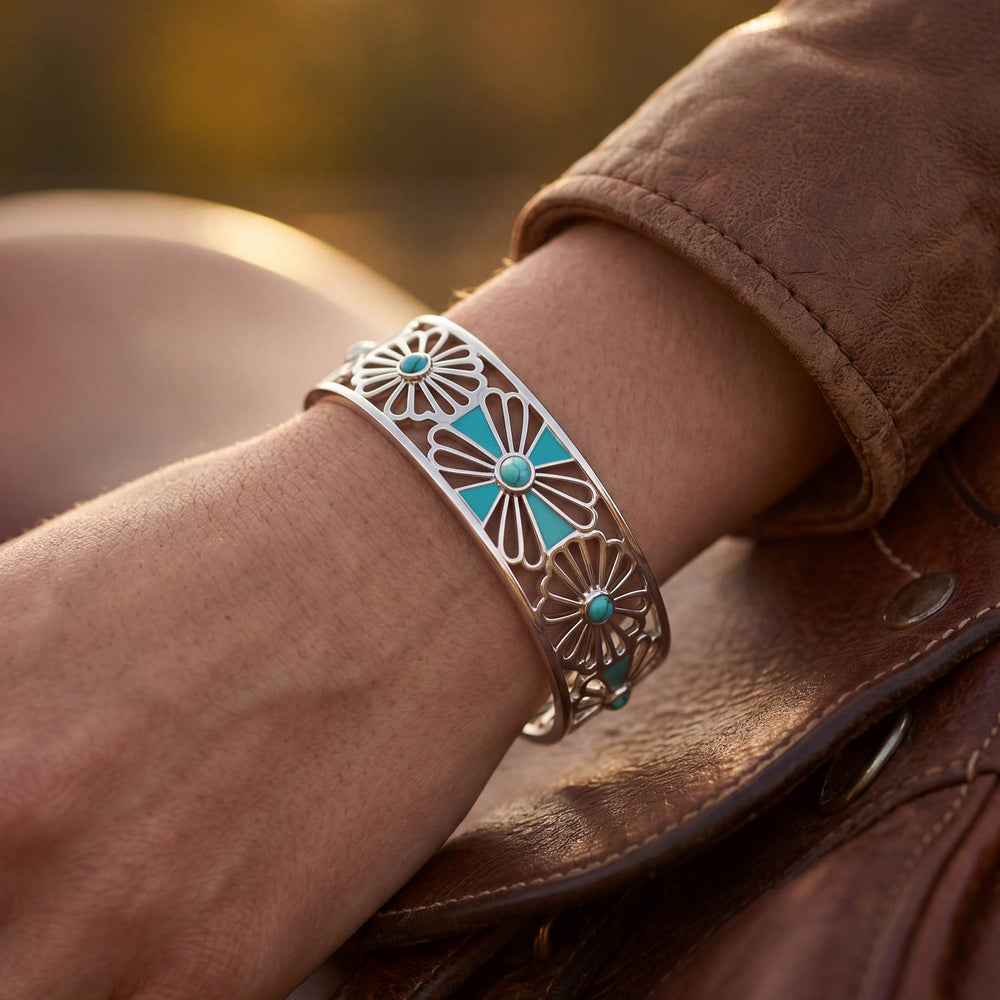 Eternal Spring Cuff Bracelet - Silver - Serene Western