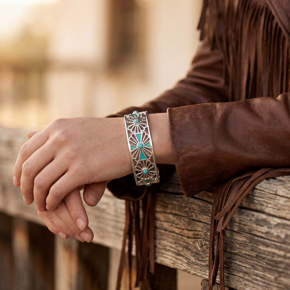 Eternal Spring Cuff Bracelet - Silver - Serene Western