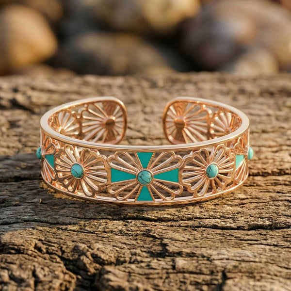 Eternal Spring Cuff Bracelet - Turquoise