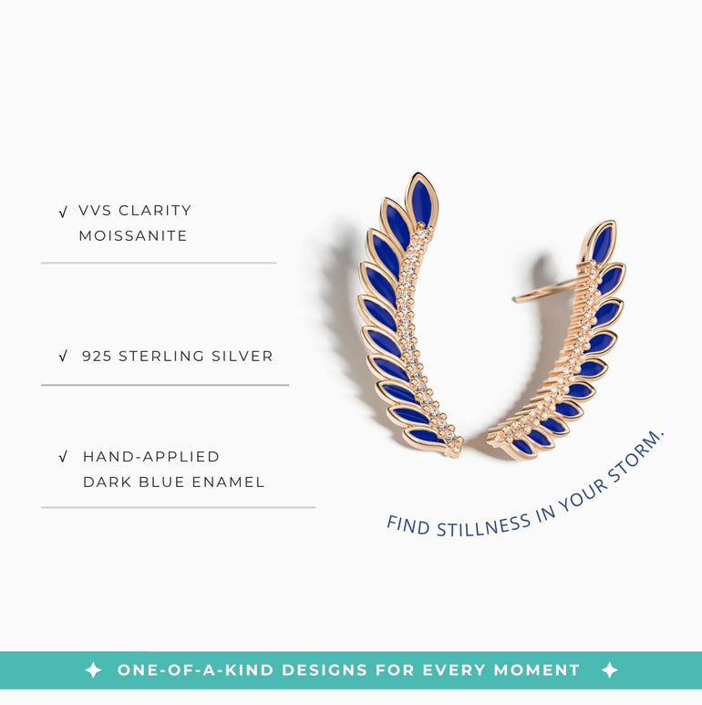 Eternal Spring Earrings - Blue - Serene Western