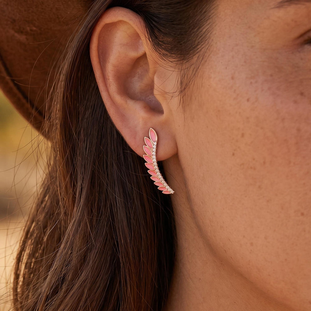Eternal Spring Earrings - Pink - Serene Western