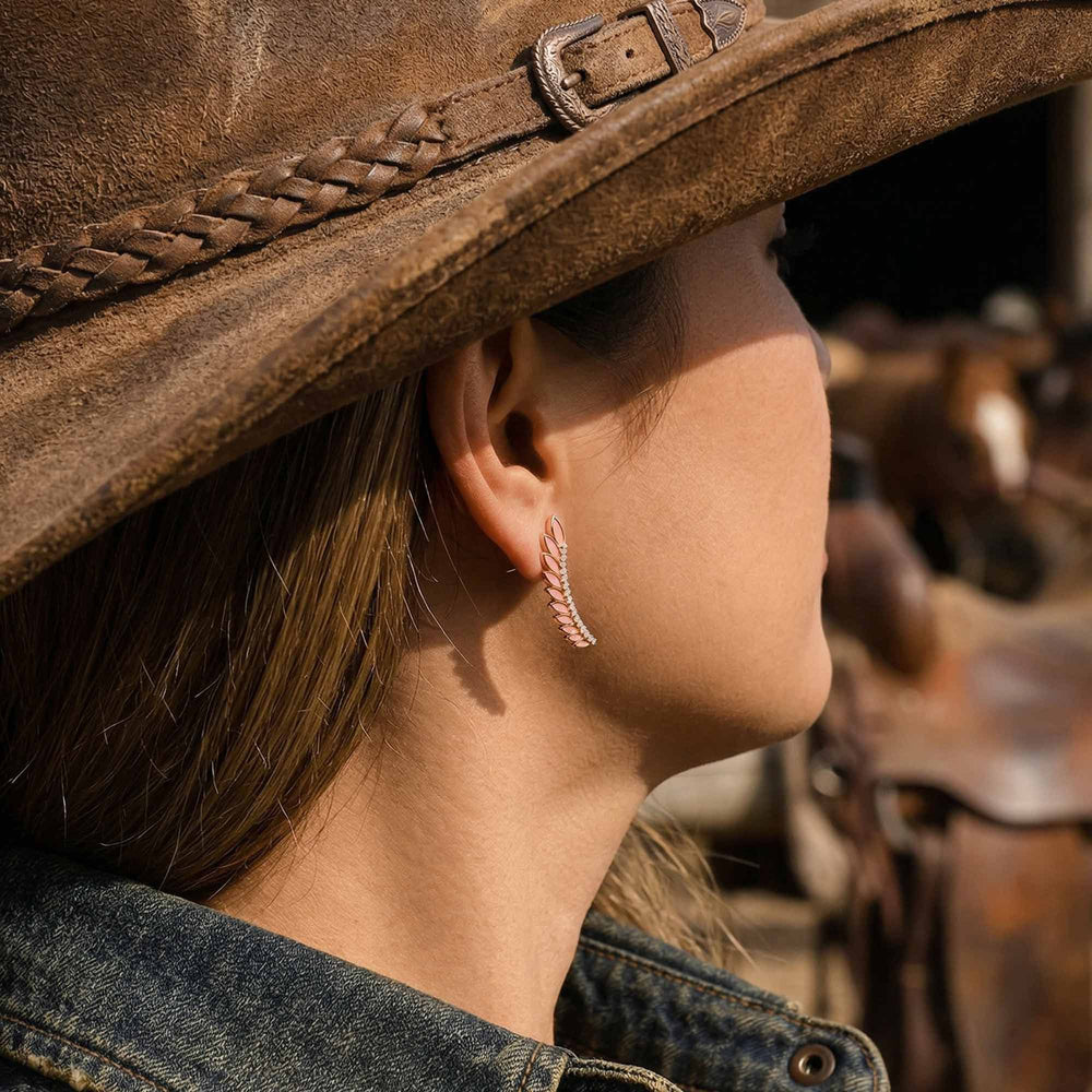 Eternal Spring Earrings - Pink - Serene Western