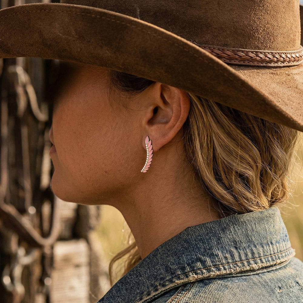 Eternal Spring Earrings - Pink - Serene Western