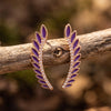 Orecchini Primavera Eterna - Viola