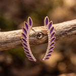 Eternal Spring Earrings - Purple - Serene Western thumbnail
