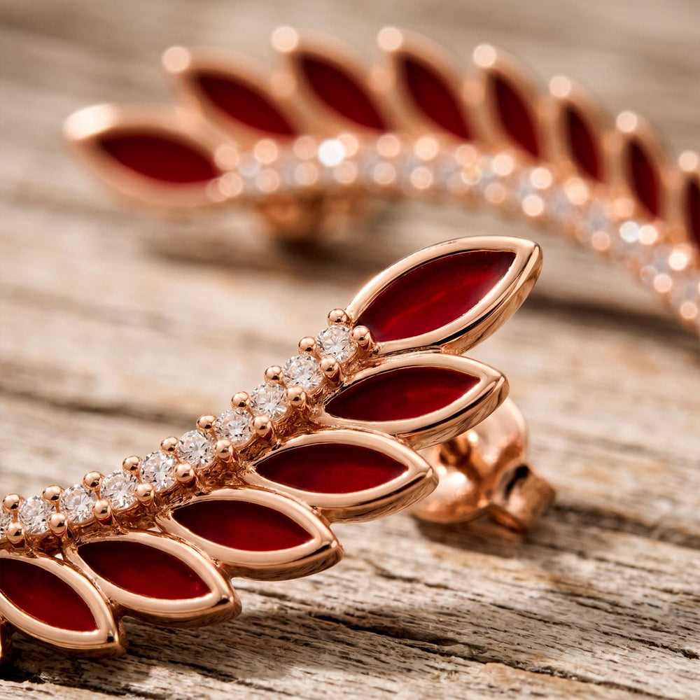 Eternal Spring Earrings - Red - Serene Western