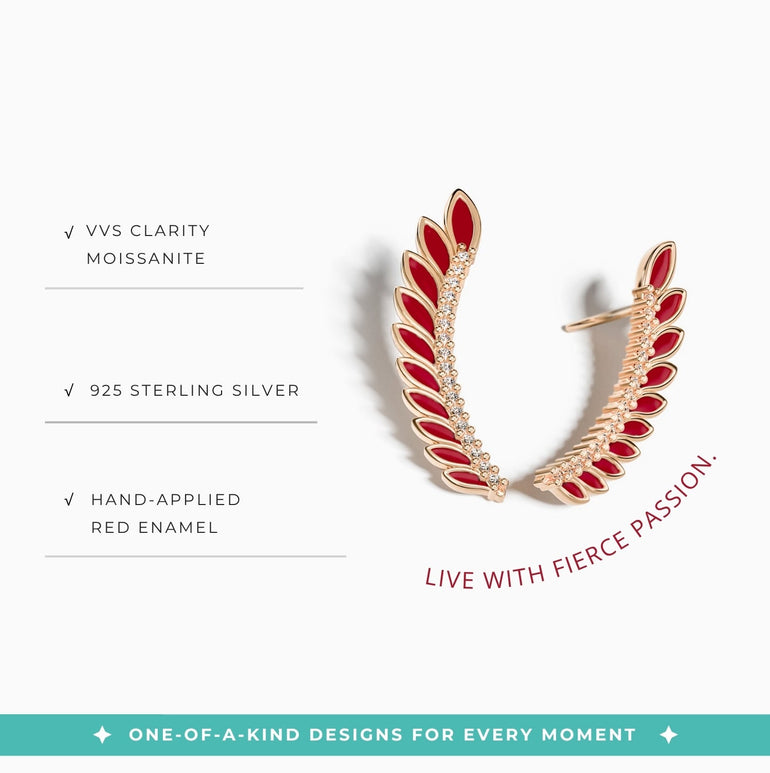 Eternal Spring Earrings - Red - Serene Western