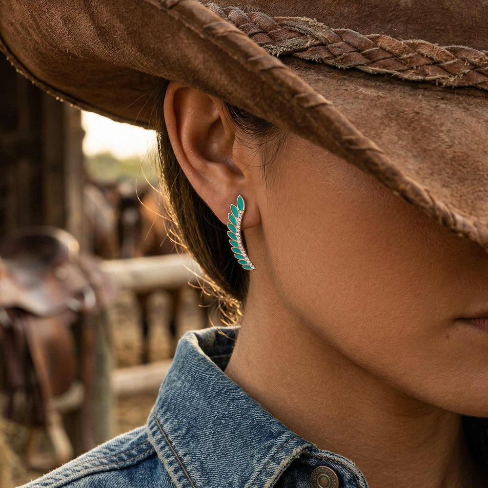 Eternal Spring Earrings - Turquoise - Serene Western