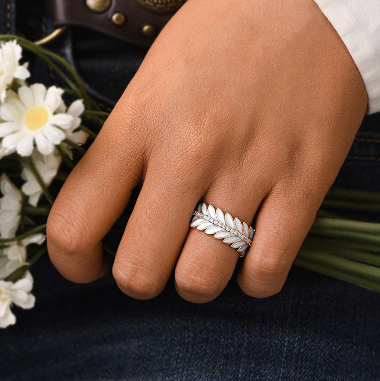 Eternal Spring Ring - White - Serene Western