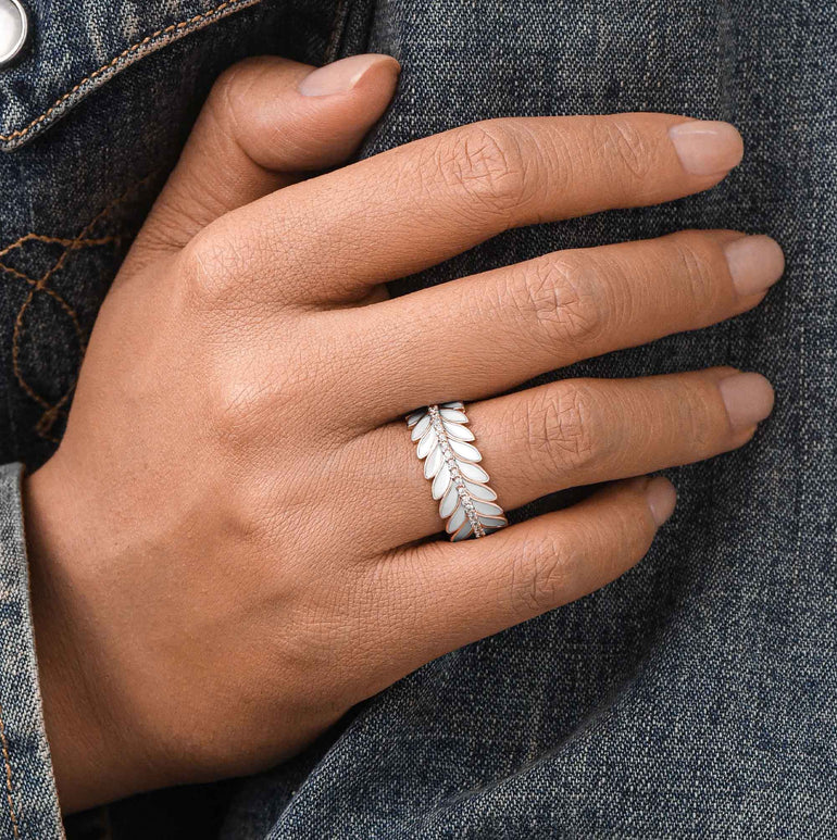 Eternal Spring Ring - White - Serene Western