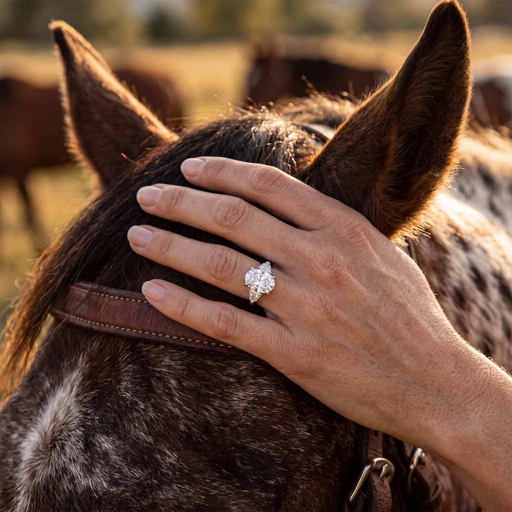 Ethereal Glacier Ring - Moissanite - Serene Western