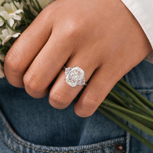 Ethereal Glacier Ring - Moissanite - Serene Western