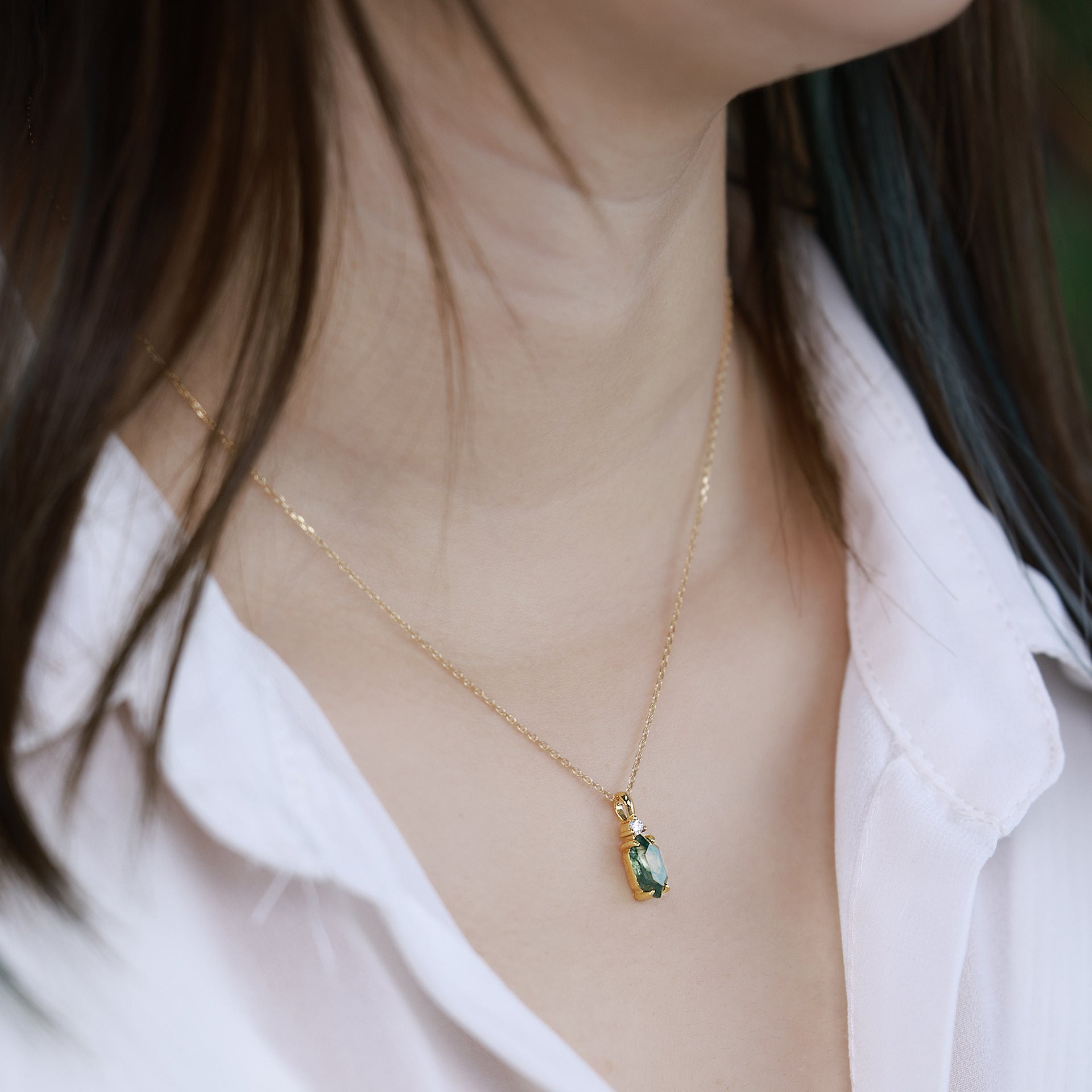 Evergreen Amulet Necklace - Serene Western