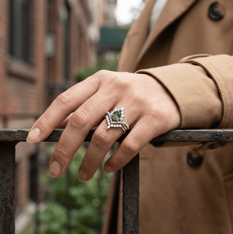 Evergreen Crown Ring - Serene Western