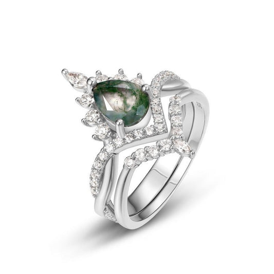 Evergreen Crown Ring - Serene Western