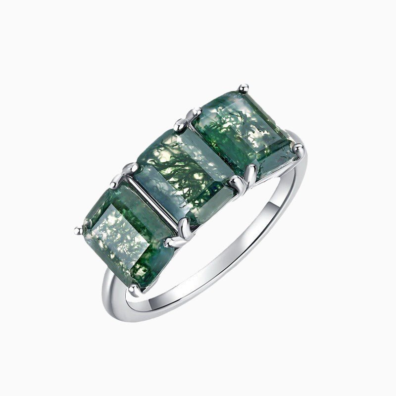 Evergreen Three - Stone Ring - Serene Western
