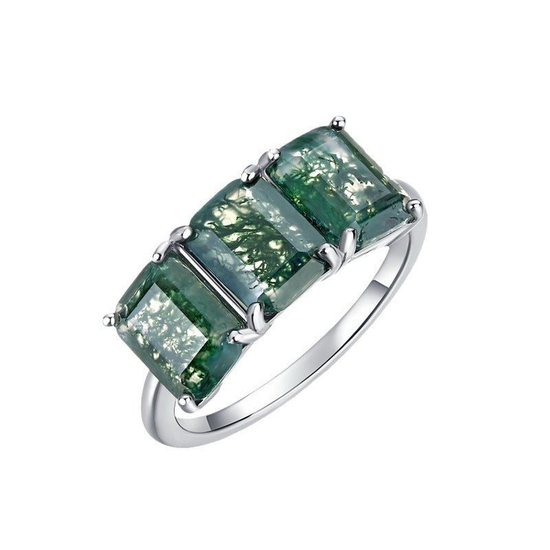 Evergreen Three - Stone Ring - Serene Western