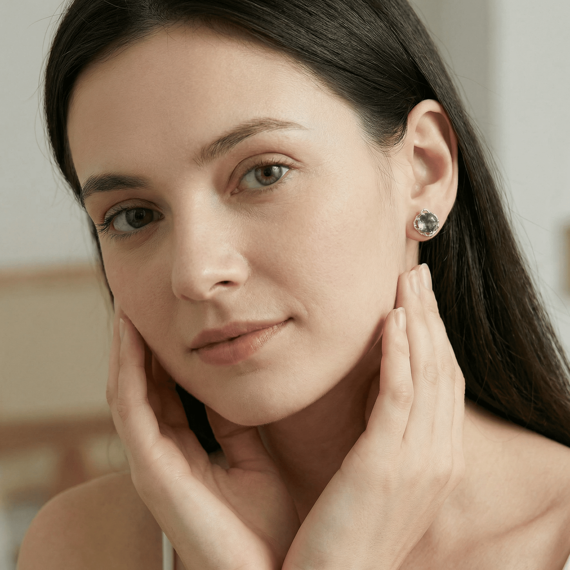 Evergreen Wreath Earrings - Serene Western