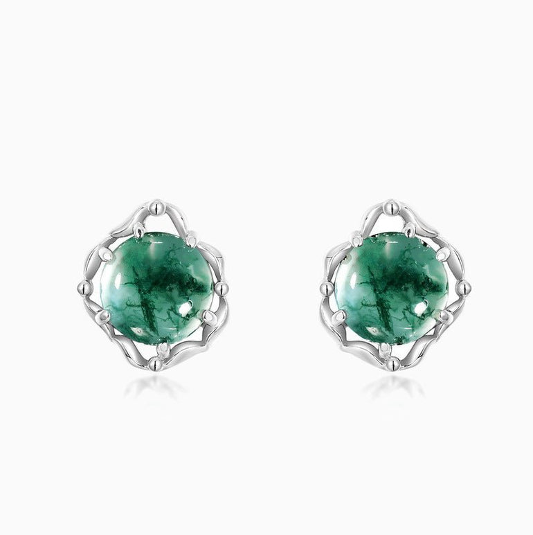 Evergreen Wreath Earrings - Serene Western