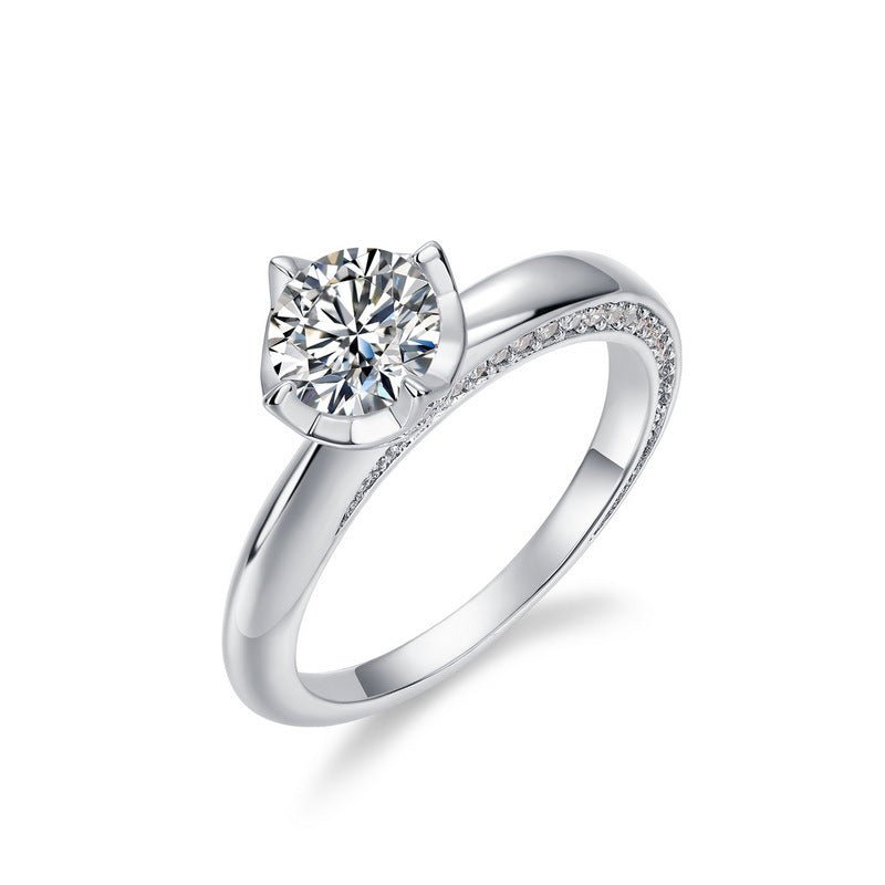 Feathered Star Ring - Moissanite - Serene Western