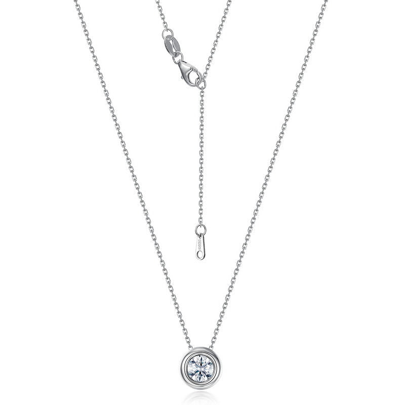 First Light Necklace - Moissanite - Serene Western