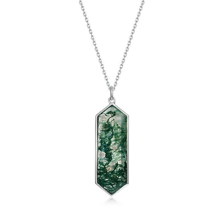 Forest Obelisk Necklace - Serene Western