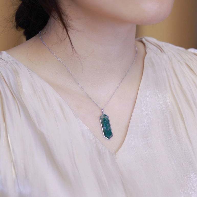 Forest Obelisk Necklace - Serene Western