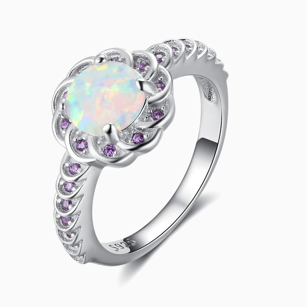 Forever Hearts Ring - Opal - Serene Western