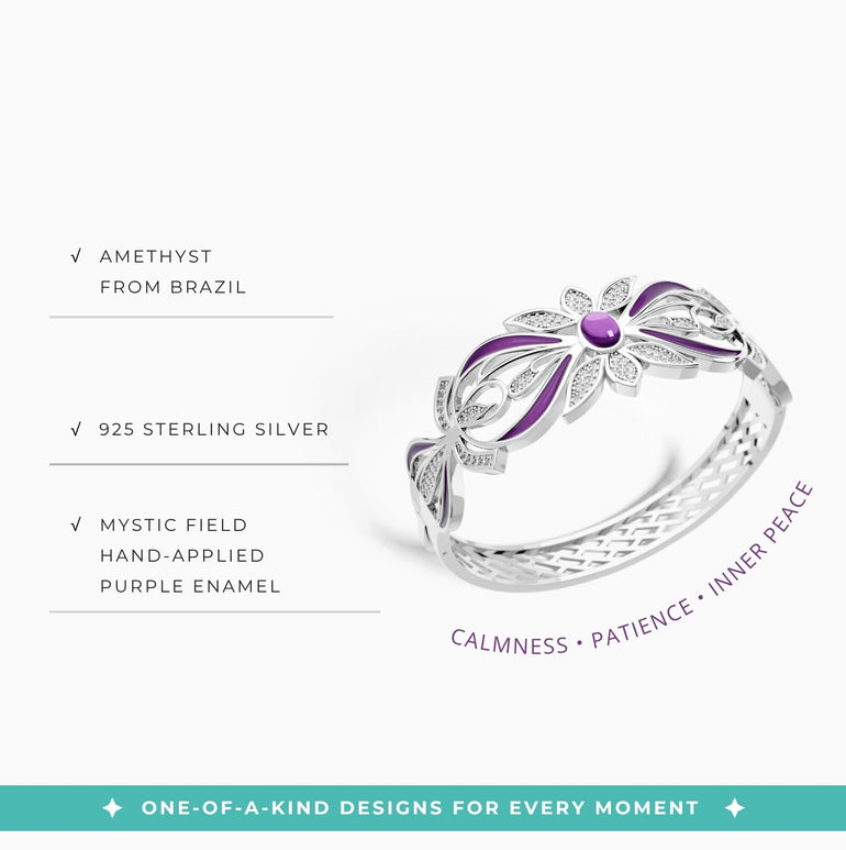 Frontier Whirlwind Bracelet - Amethyst - Serene Western