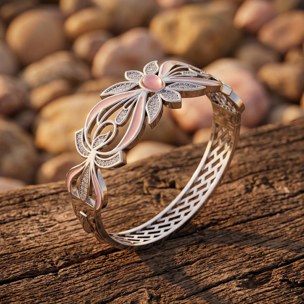 Frontier Whirlwind Bracelet - Rose Quartz - Serene Western