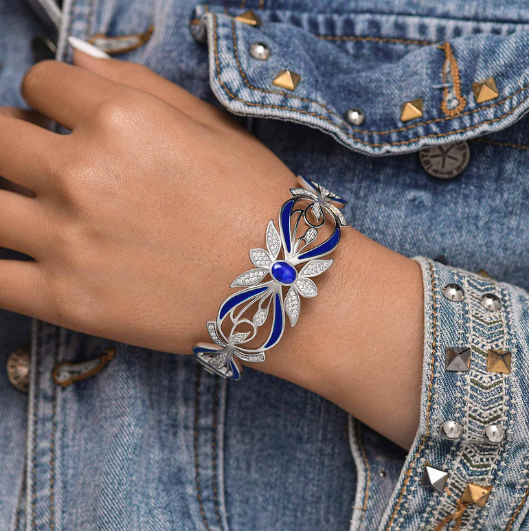 Frontier Whirlwind Bracelet - Sapphire - Serene Western