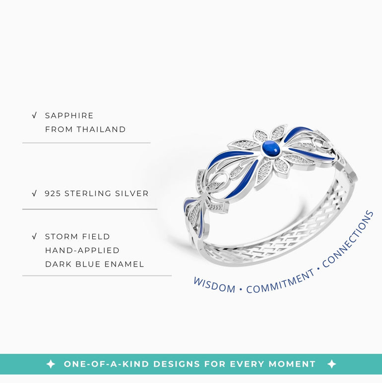 Frontier Whirlwind Bracelet - Sapphire - Serene Western