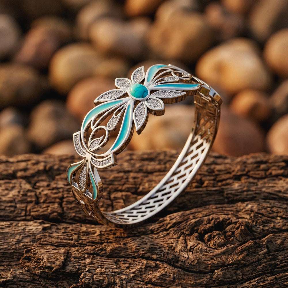 Frontier Whirlwind Bracelet - Turquoise - Serene Western
