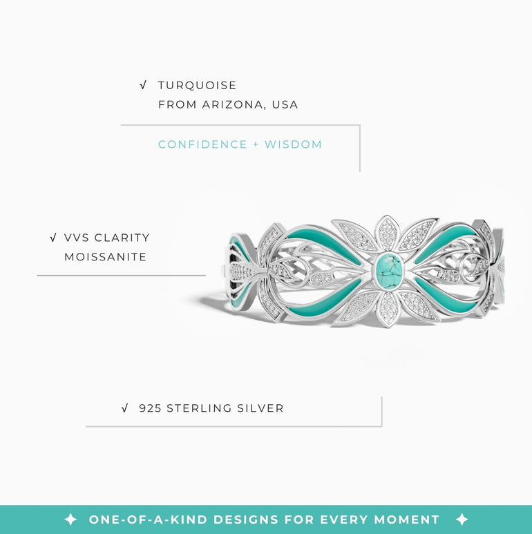Frontier Whirlwind Bracelet - Turquoise - Serene Western