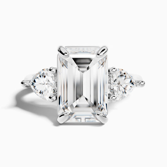 Frosted Flame Ring - Moissanite - Serene Western