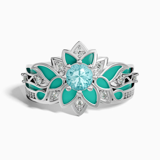 Garden Orchestra Ring - Aquamarine - Serene Western